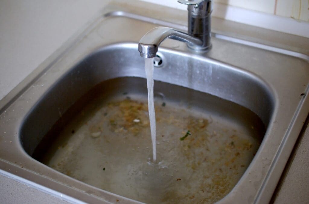 Identifying a Clogged Drain